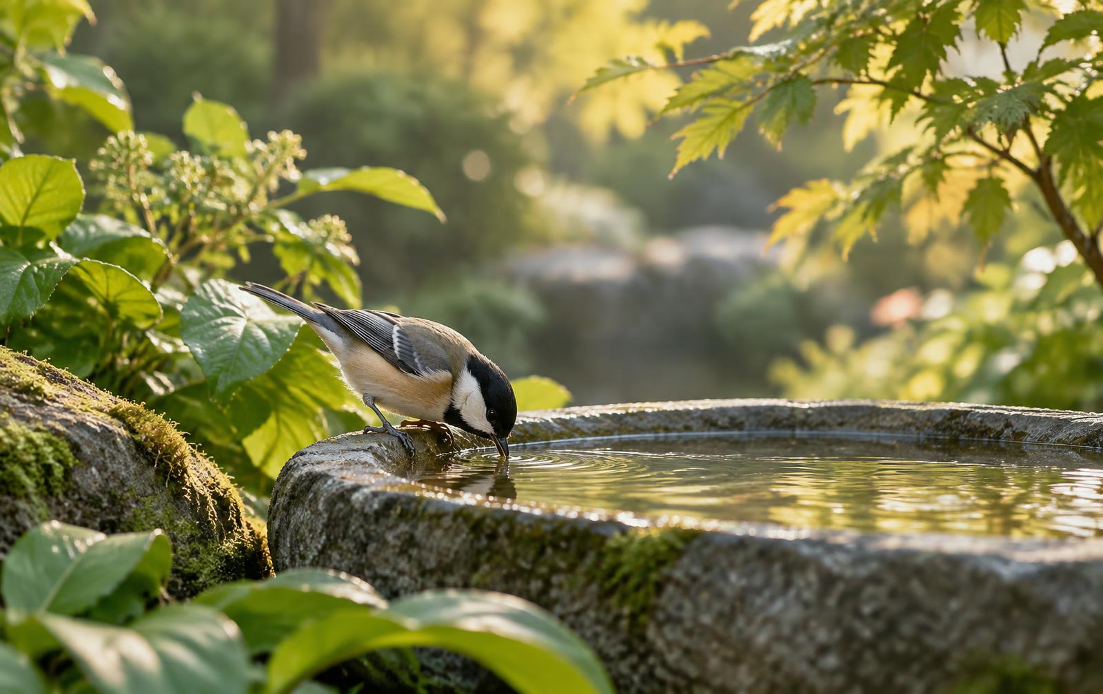 A quiet scene connecting care for animals with shared food