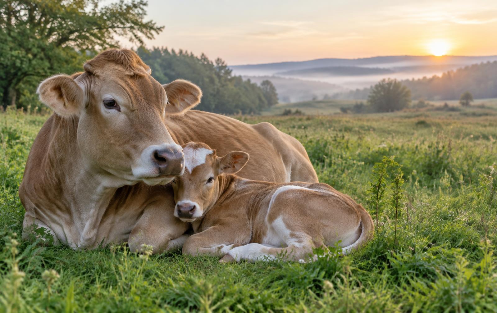 A quiet scene connecting care for animals with shared food
